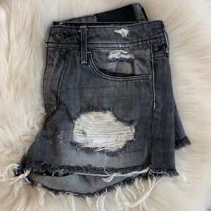 H&M Distressed Jean Shorts